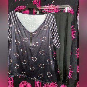 NEW Heart Shirt and Leggings Set